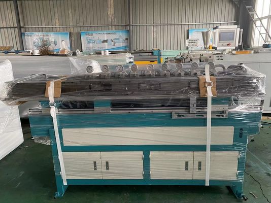 हाई स्पीड पुश ब्लॉक मोल्डिंग मशीन सिंगल वॉल नालीदार पाइप एक्सट्रूज़न लाइन
