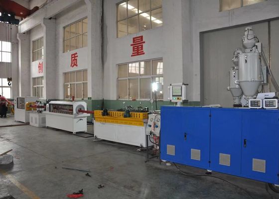63-110 मिमी प्लास्टिक एचडीपीई और पीई पानी / गैस दबाव पाइप / ट्यूब उत्पादन लाइन
