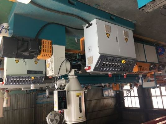 दफन थ्रेड केबल संरक्षण के लिए 100 किग्रा / एच प्लम ब्लॉसम प्लास्टिक पाइप उत्पादन लाइन: