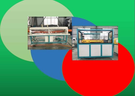 65kw 150 किग्रा / एच पीई डबल दीवार नालीदार पाइप बाहर निकालना लाइन