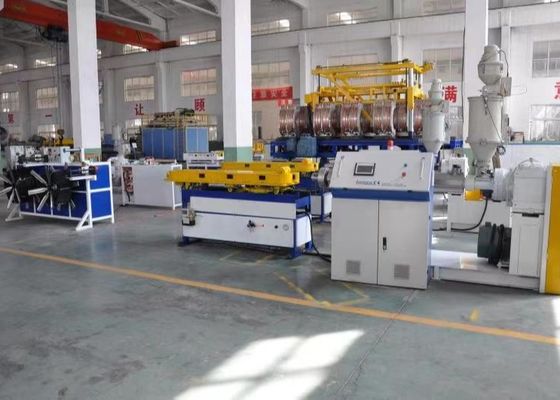 32 मिमी पीपी सर्पिल नालीदार पाइप एक्सट्रूज़न लाइन विद्युत केबल्स की रक्षा