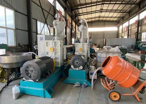 डीप स्क्रू डबल वॉल नालीदार पाइप एक्सट्रूज़न लाइन OD 110mm